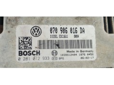 Recambio de centralita motor uce para volkswagen touareg (7la) 2.5tdi 175 4x4 referencia OEM IAM 070906016DA  