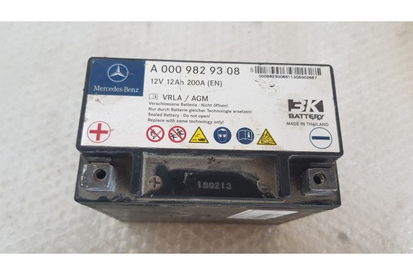 Recambio de bateria para mercedes-benz clase e (w212) lim. e 350 bluetec (212.024) referencia OEM IAM A0009829308  