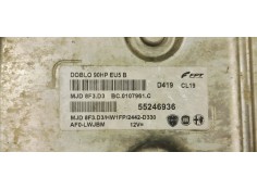 Recambio de centralita motor uce para fiat doblo 1.3 jtd 90 referencia OEM IAM 55246936  