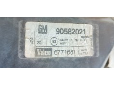 Recambio de faro izquierdo para opel zafira a elegance referencia OEM IAM 90582021  