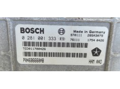 Recambio de centralita motor uce para chrysler voyager (gs) 2.5 turbodiesel referencia OEM IAM 0281001333  