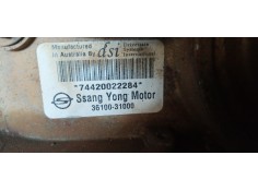 Recambio de caja cambios para ssangyong actyon 200 xdi referencia OEM IAM 3610031000  