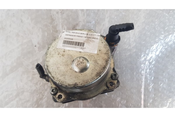 Recambio de depresor freno / bomba vacio para opel insignia berlina 2.0cdti 130 fap referencia OEM IAM 55205446  