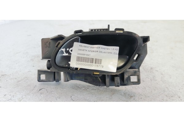 Recambio de maneta interior delantera izquierda para peugeot partner kasten 1.6 hdi 90 referencia OEM IAM 96555515XT  