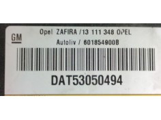 Recambio de airbag delantero izquierdo para opel zafira b 1.9 cdti referencia OEM IAM 13111348  