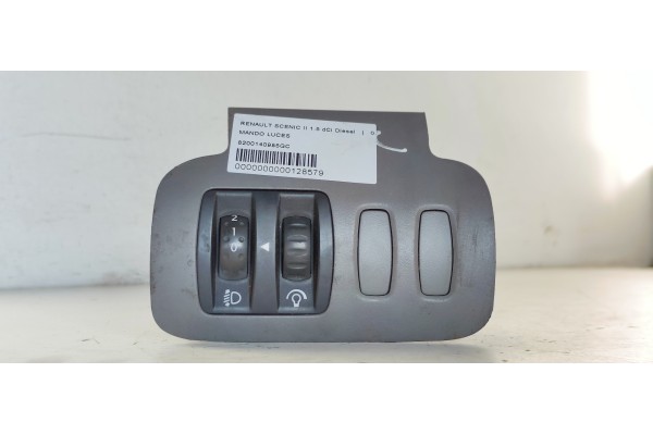 Recambio de mando luces para renault scenic ii confort expression referencia OEM IAM 8200140985GC  