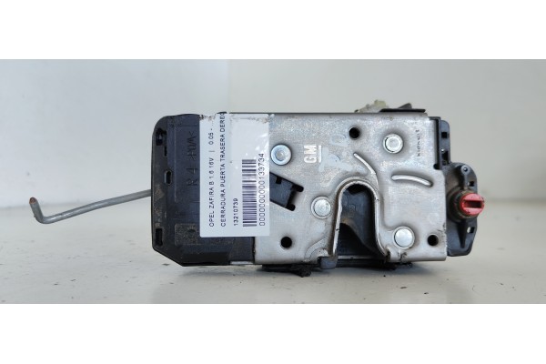 Recambio de cerradura puerta trasera derecha para opel zafira b enjoy referencia OEM IAM 13210739  
