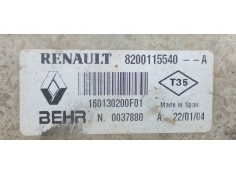Recambio de intercooler para renault scenic ii confort expression referencia OEM IAM 820011540A  