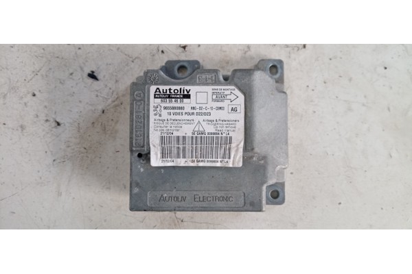Recambio de centralita airbag para peugeot 407 2.0 16v hdi fap referencia OEM IAM 9655880880 603554600 