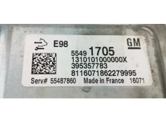 Recambio de centralita motor uce para opel insignia berlina excellence referencia OEM IAM 55491705  