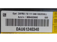 Recambio de airbag delantero izquierdo para opel zafira b enjoy referencia OEM IAM 13111349  