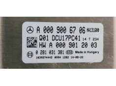 Recambio de modulo electronico para mercedes-benz clase c (w205) lim. 2.2cdi 170 [220] fap referencia OEM IAM A0009006706  