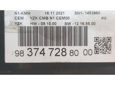 Recambio de cuadro instrumentos para citroen jumpy fugón 1.5 hdi 100 fap referencia OEM IAM 9837472880  