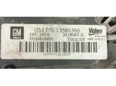 Recambio de alternador para opel insignia berlina excellence referencia OEM IAM 13586366  