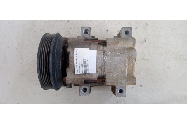Recambio de compresor aire acondicionado para ford fiesta berlina 1.25 16v cat referencia OEM IAM 96FW19D629BC  