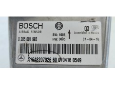 Recambio de centralita airbag para mercedes-benz clase m (w164) 320 cdi 4m edition 10 referencia OEM IAM 0285001993  