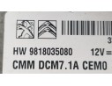Recambio de centralita motor uce para opel vivaro furgón 2.0 cdti 123 fap referencia OEM IAM 9818035080  