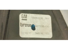 Recambio de elevalunas delantero derecho para opel zafira (c) 2.0 cdti 130 fap referencia OEM IAM 13260138  