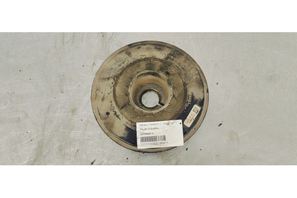 Recambio de polea cigueñal para renault scenic ii 1.5dci 105 referencia OEM IAM 8200699517  