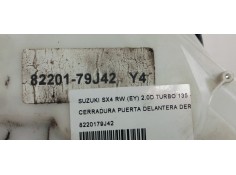 Recambio de cerradura puerta delantera derecha para suzuki sx4 rw (ey) 2.0d turbo 135 4x4 fap referencia OEM IAM 8220179J42  
