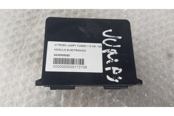 Recambio de modulo electronico para citroen jumpy fugón 1.5 hdi 100 fap referencia OEM IAM 9836666580  