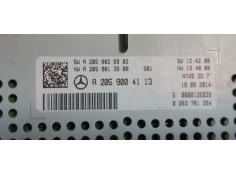 Recambio de pantalla multifuncion para mercedes-benz clase c (w205) lim. 2.2cdi 170 [220] fap referencia OEM IAM A2059004113  