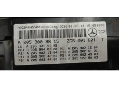 Recambio de cuadro instrumentos para mercedes-benz clase c (w205) lim. 2.2cdi 170 [220] fap referencia OEM IAM A2059008815  