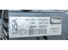 Recambio de alternador para renault laguna ii (bg0) 1.9 dci diesel referencia OEM IAM 8200162474  