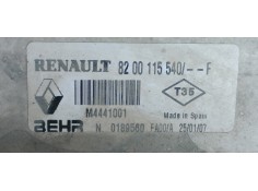 Recambio de intercooler para renault megane ii coupe/cabrio confort dynamique referencia OEM IAM 8200115540F  