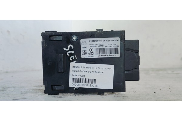 Recambio de conmutador de arranque para renault scenic iii 1.6dci 130 fap referencia OEM IAM 285909828R  