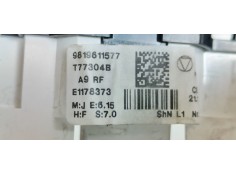 Recambio de mando calefaccion / aire acondicionado para peugeot 208 active referencia OEM IAM 9819611577  