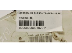 Recambio de cerradura puerta trasera derecha para seat ibiza (6j5) 1.2 i 60 referencia OEM IAM 6J0839016E  