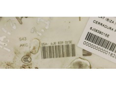 Recambio de cerradura puerta trasera izquierda para seat ibiza (6j5) 1.2 i 60 referencia OEM IAM 6J0839015E  