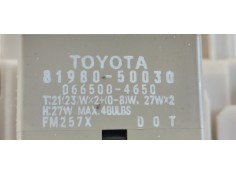 Recambio de caja reles / fusibles para toyota rav 4 (a2) 2.0 turbodiesel cat referencia OEM IAM 8198050030  