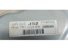 Recambio de elevalunas trasero izquierdo para hyundai i30 1.6crdi 90 referencia OEM IAM 834702L010  
