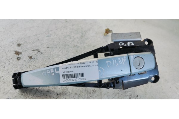 Recambio de maneta exterior delantera izquierda para opel astra j lim. enjoy referencia OEM IAM 14096201  