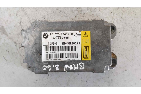 Recambio de centralita airbag para bmw serie 5 berlina (e60) 2.5 24v cat referencia OEM IAM 12246589SW521 65776941018 