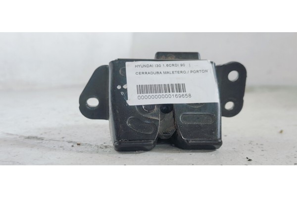 Recambio de cerradura maletero / porton para hyundai i30 1.6crdi 90 referencia OEM IAM   