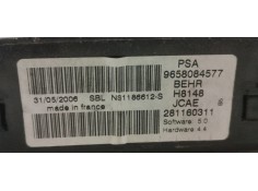 Recambio de mando climatizador para citroen c4 berlina lx referencia OEM IAM 9658084577  