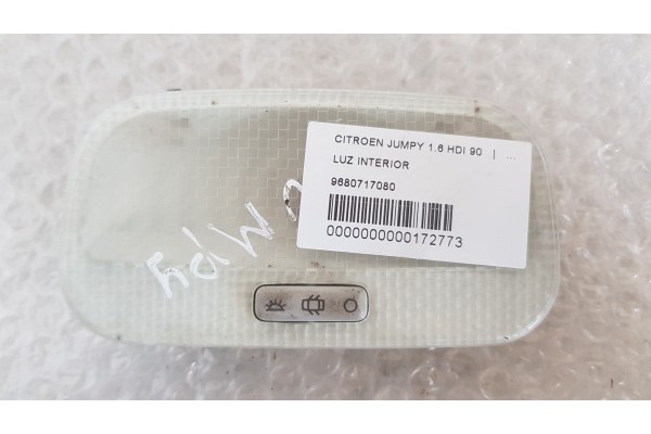 Recambio de luz interior para citroen jumpy 1.6 hdi 90 referencia OEM IAM 9680717080  