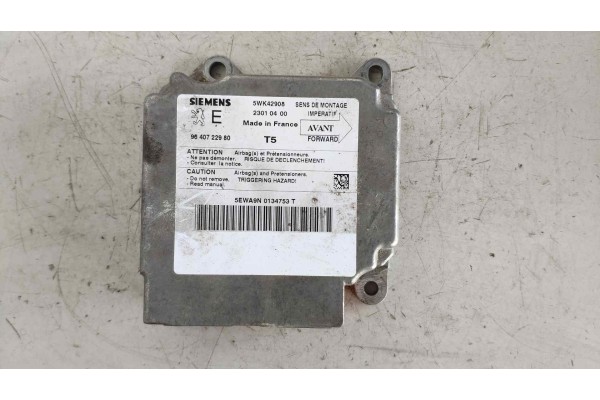 Recambio de centralita airbag para peugeot 307 (s1) 1.6 hdi referencia OEM IAM 9640722980 5WK42908 