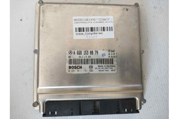 Recambio de centralita motor uce para mercedes-benz clase a (w168) 1.7 cdi diesel cat referencia OEM IAM A6681530879 0281011151 