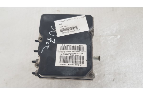 Recambio de abs para peugeot 307 cc (s1) 2.0 referencia OEM IAM 0265234152  