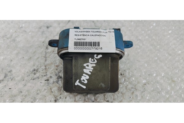 Recambio de resistencia calefaccion para volkswagen touareg (7la) tdi r5 referencia OEM IAM 7L0907521  