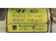 Recambio de motor arranque para hyundai i30 (gd) 1.6 crdi 110 fap referencia OEM IAM 361002A950  