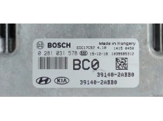 Recambio de centralita motor uce para hyundai i30 (gd) city referencia OEM IAM 0281031578  