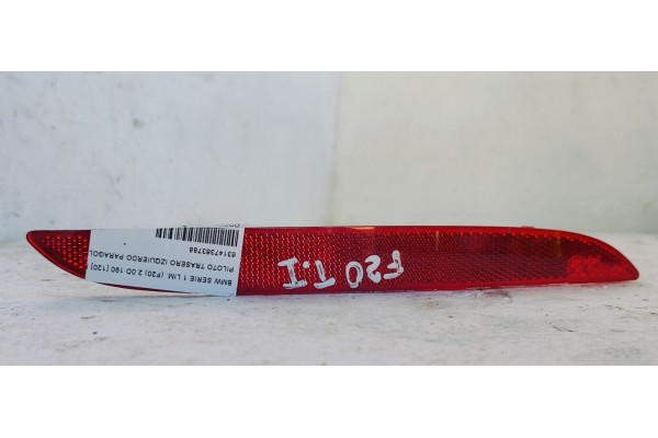Recambio de piloto trasero izquierdo paragolpes para bmw serie 1 lim. (f20) 2.0d 190 [120] fap referencia OEM IAM 63147363788  