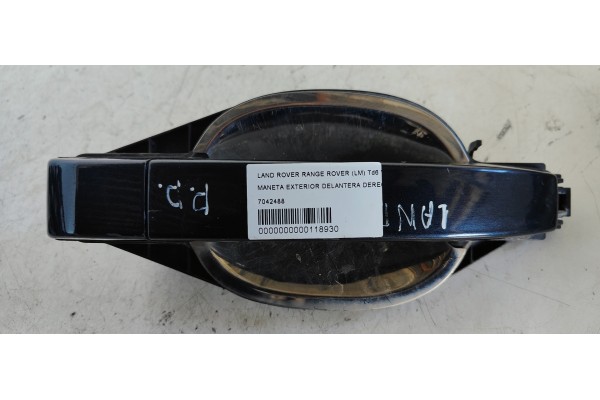 Recambio de maneta exterior delantera derecha para land rover range rover (lm) td6 vogue referencia OEM IAM 7042488  