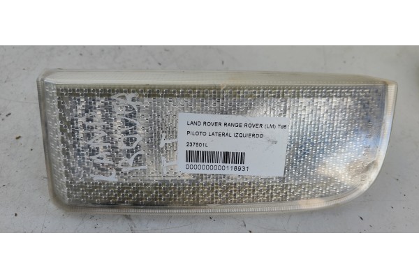 Recambio de piloto lateral izquierdo para land rover range rover (lm) td6 vogue referencia OEM IAM 237501L  