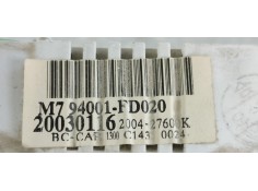 Recambio de cuadro instrumentos para kia rio 1.3 cat referencia OEM IAM 94001FD020  